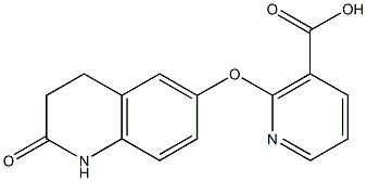 2-[(2-oxo-1,2,3,4-tetrahydroquinolin-6-yl)oxy]nicotinic acid 结构式