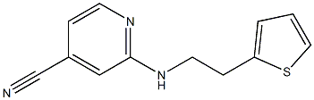 2-[(2-thien-2-ylethyl)amino]isonicotinonitrile 结构式