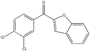 2-[(3,4-dichlorophenyl)carbonyl]-1-benzofuran 结构式