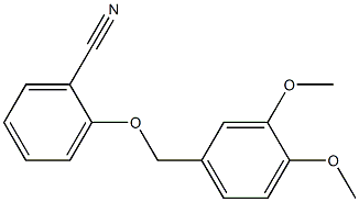 2-[(3,4-dimethoxybenzyl)oxy]benzonitrile 结构式