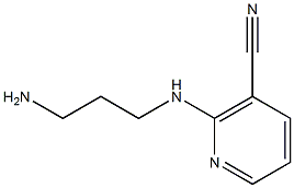 2-[(3-aminopropyl)amino]nicotinonitrile 结构式