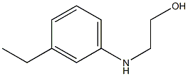 2-[(3-ethylphenyl)amino]ethan-1-ol 结构式
