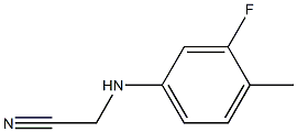 2-[(3-fluoro-4-methylphenyl)amino]acetonitrile 结构式