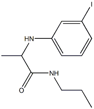 2-[(3-iodophenyl)amino]-N-propylpropanamide 结构式