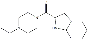 2-[(4-ethylpiperazin-1-yl)carbonyl]octahydro-1H-indole 结构式