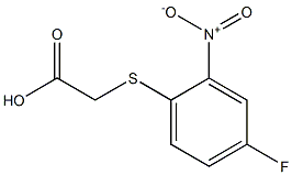 2-[(4-fluoro-2-nitrophenyl)sulfanyl]acetic acid 结构式