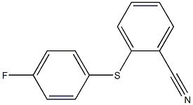 2-[(4-fluorophenyl)sulfanyl]benzonitrile 结构式