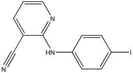 2-[(4-iodophenyl)amino]pyridine-3-carbonitrile 结构式