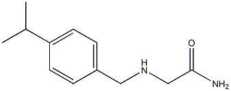 2-[(4-isopropylbenzyl)amino]acetamide 结构式