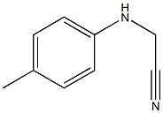 2-[(4-methylphenyl)amino]acetonitrile 结构式