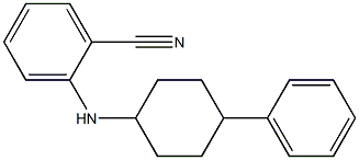 2-[(4-phenylcyclohexyl)amino]benzonitrile 结构式