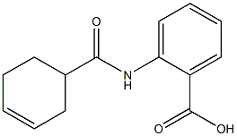 2-[(cyclohex-3-en-1-ylcarbonyl)amino]benzoic acid 结构式