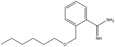 2-[(hexyloxy)methyl]benzene-1-carboximidamide 结构式