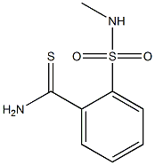 2-[(methylamino)sulfonyl]benzenecarbothioamide 结构式