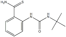 2-[(tert-butylcarbamoyl)amino]benzene-1-carbothioamide 结构式