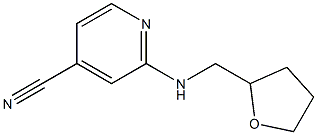 2-[(tetrahydrofuran-2-ylmethyl)amino]isonicotinonitrile 结构式