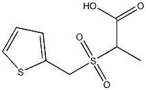 2-[(thien-2-ylmethyl)sulfonyl]propanoic acid 结构式