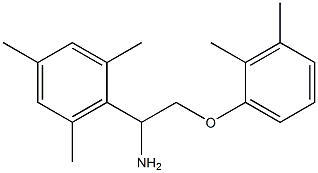 2-[1-amino-2-(2,3-dimethylphenoxy)ethyl]-1,3,5-trimethylbenzene 结构式