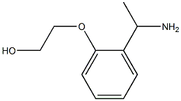 2-[2-(1-aminoethyl)phenoxy]ethan-1-ol 结构式