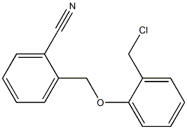 2-[2-(chloromethyl)phenoxymethyl]benzonitrile 结构式