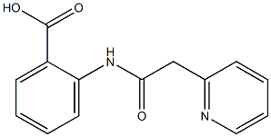 2-[2-(pyridin-2-yl)acetamido]benzoic acid 结构式