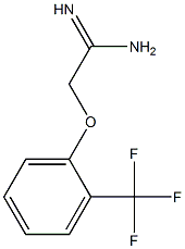 2-[2-(trifluoromethyl)phenoxy]ethanimidamide 结构式