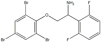 2-[2-amino-2-(2,6-difluorophenyl)ethoxy]-1,3,5-tribromobenzene 结构式