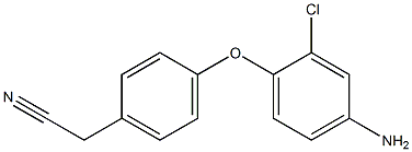 2-[4-(4-amino-2-chlorophenoxy)phenyl]acetonitrile 结构式