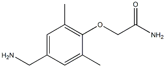 2-[4-(aminomethyl)-2,6-dimethylphenoxy]acetamide 结构式