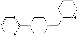 2-[4-(piperidin-2-ylmethyl)piperazin-1-yl]pyrimidine 结构式