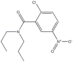 2-chloro-5-nitro-N,N-dipropylbenzamide 结构式