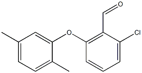 2-chloro-6-(2,5-dimethylphenoxy)benzaldehyde 结构式