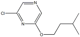 2-chloro-6-(3-methylbutoxy)pyrazine 结构式