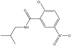 2-chloro-N-(2-methylpropyl)-5-nitrobenzamide 结构式