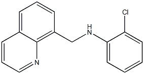 2-chloro-N-(quinolin-8-ylmethyl)aniline 结构式