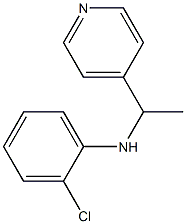 2-chloro-N-[1-(pyridin-4-yl)ethyl]aniline 结构式