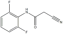 2-cyano-N-(2,6-difluorophenyl)acetamide 结构式