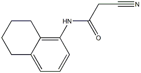 2-cyano-N-5,6,7,8-tetrahydronaphthalen-1-ylacetamide 结构式