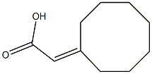 2-cyclooctylideneacetic acid 结构式