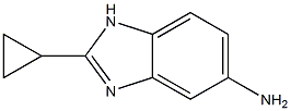 2-cyclopropyl-1H-1,3-benzodiazol-5-amine 结构式