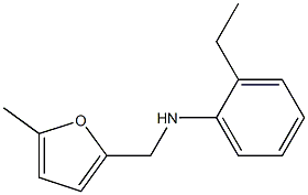 2-ethyl-N-[(5-methylfuran-2-yl)methyl]aniline 结构式