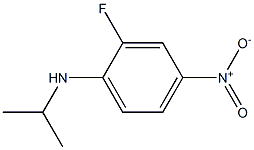 2-fluoro-4-nitro-N-(propan-2-yl)aniline 结构式