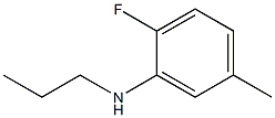 2-fluoro-5-methyl-N-propylaniline 结构式