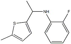 2-fluoro-N-[1-(5-methylthiophen-2-yl)ethyl]aniline 结构式