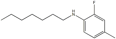 2-fluoro-N-heptyl-4-methylaniline 结构式