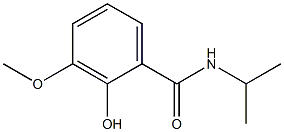 2-hydroxy-3-methoxy-N-(propan-2-yl)benzamide 结构式