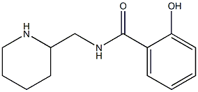 2-hydroxy-N-(piperidin-2-ylmethyl)benzamide 结构式