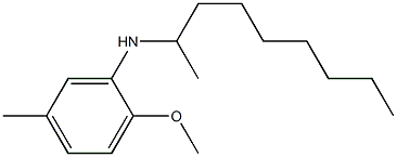 2-methoxy-5-methyl-N-(nonan-2-yl)aniline 结构式