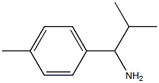 2-methyl-1-(4-methylphenyl)propan-1-amine 结构式
