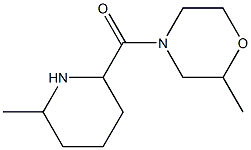 2-methyl-4-[(6-methylpiperidin-2-yl)carbonyl]morpholine 结构式